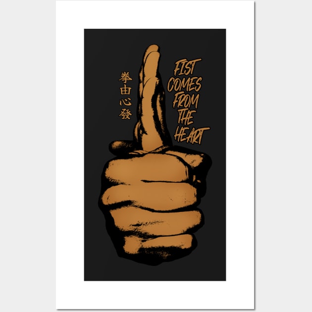 Wing Chun Kung Fu Wall Art by Genbu